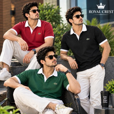 ৩ পিস Lacoste পোলো শার্ট