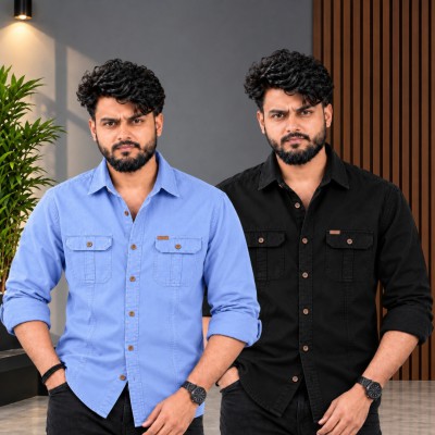 ২ পিস কটন শার্ট (ফুল-হাতা)