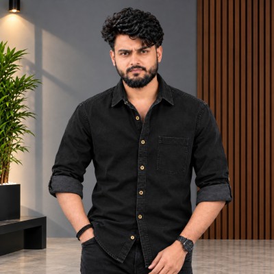 ১ পিস প্রিমিয়াম ডেনিম শার্ট (ফুল-হাতা)