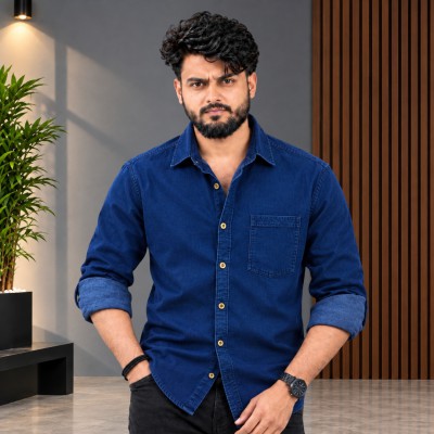 ১ পিস প্রিমিয়াম ডেনিম শার্ট (ফুল-হাতা)